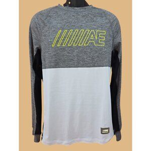 American Eagle Flex Colorblock Long Sleeve Shirt Small